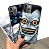 Hülle für Samsung A04 A14 A23 A34 A54 M23 M33 M52 M53 Realme 10 9 C30S C35 C55 VIVO Y02S Y21 Y51 X80 Pro Transparente Hülle WI87 Death Note Anime