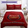 Arsenal Customize Your Name Bedding Set Breathable Duvet Cover with Pillowcases Home Decoration Birthday Gift