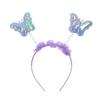 Cute Dreamlike Fairy Princess Angel Wand Butterfly-Wing Tutu Headband Birthday Party Halloween Cosplay-Costume Props