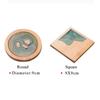 Creative Bamboo Resin Creative Classical Round Square Coasters Placemats Heat Mat Japanese Style Cup Mat Kitchen Home Decoration