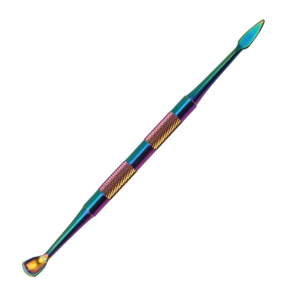Inclined Plane Russian Steel Push Double-ended Dead Skin Push Manicure Tool  Manicurist
