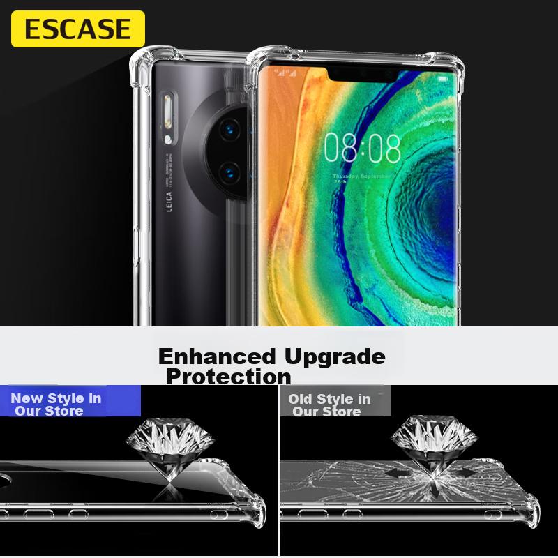 Huawei Mate30 Pro Phone Case, 30 EPro Shockproof Full Coverage Soft with Air Cushion, Dual Material Anti-Drop German Bayer TPU, High Transparency
