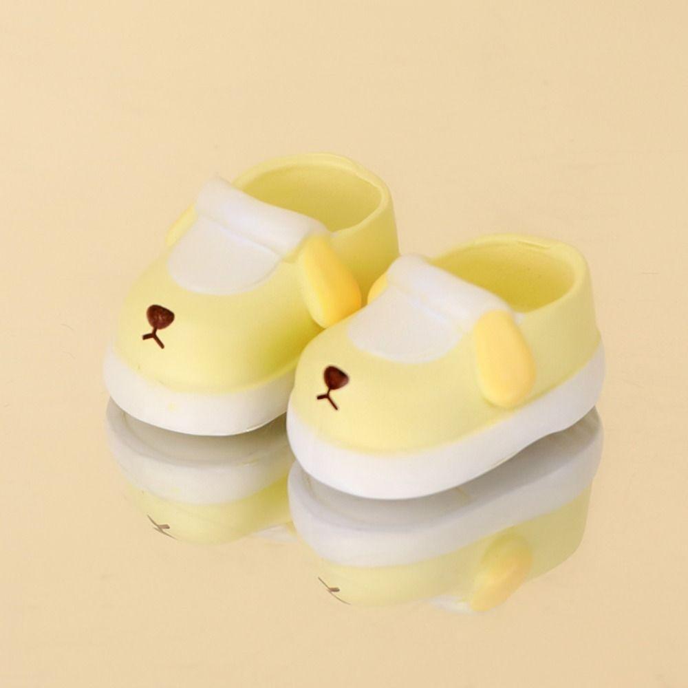 

Dog OB11 Doll Shoes Lovely Doll Accessories Animal 1/12 Doll Shoes Girls жёлтый