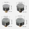24x Pool Cue Tips Billiards Tip Screw on Part Sticks for Snooker Indoor Game
