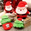 Creative Xmas Series Plush Doll Pillow Xmas Tree House Santa Plush Doll Gentle Holiday 1Gift great for daily use