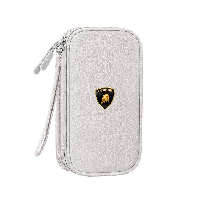 Car Key Bag Portable Earphone Organizer Data Cable Storage Bag For Lamborghini LP570 LP610 Urus LP700 LP770 Gallardo Aventador EE4