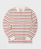 Maseumaluljeueopaeleol Multi Strip Collar Long Sleeve_Ivory