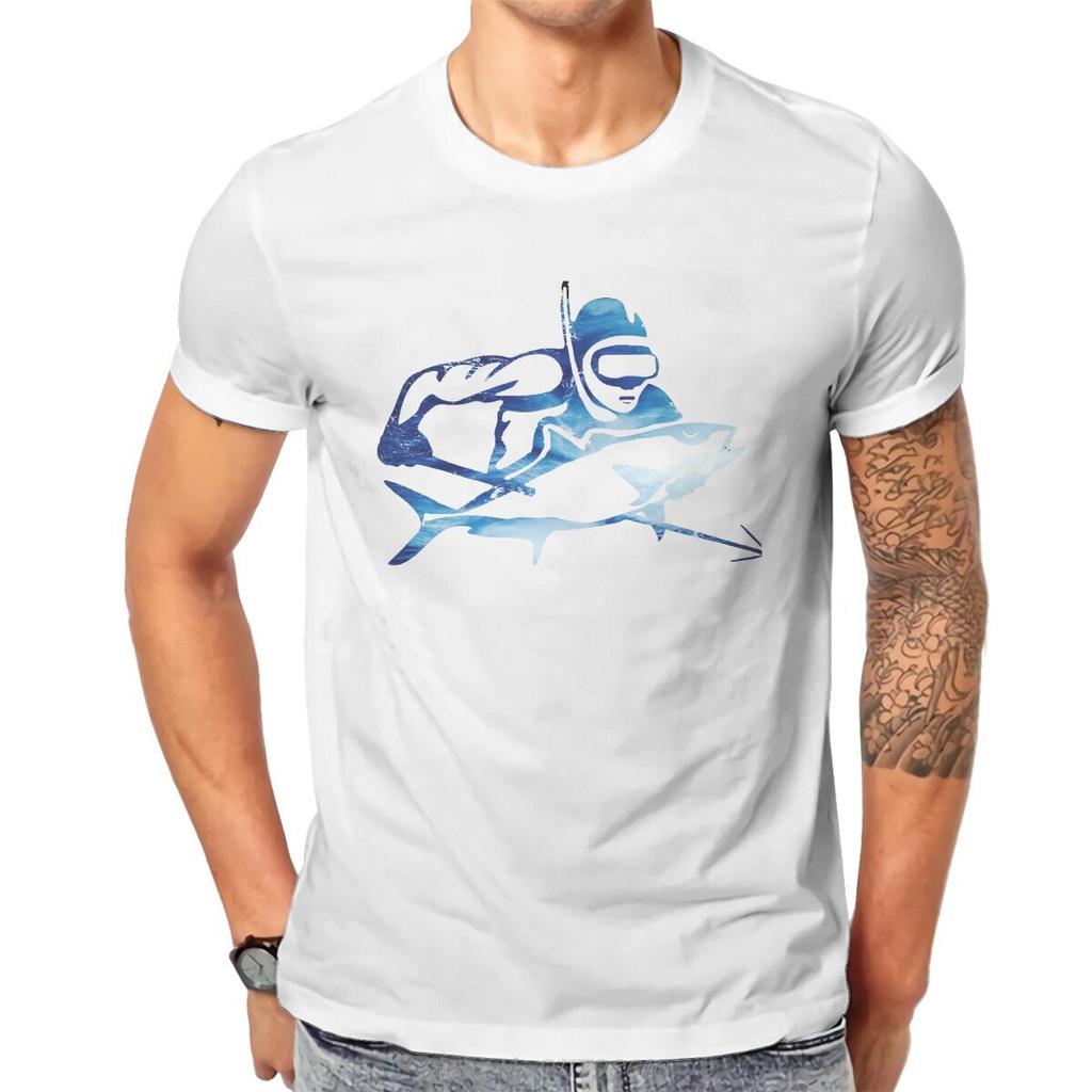 Freediving Spearfishing TShirt Dive Scuba Diving Fabric Original T Shirt Men Clothes Fashion Oversized T-shirt Tops Tees