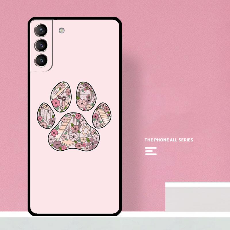 Dog Paw Phone Case For Samsung Galaxy S25 S26 Ultra S20 S21 S22 S23 S24 Plus S10 S25 FE Cover Coque
