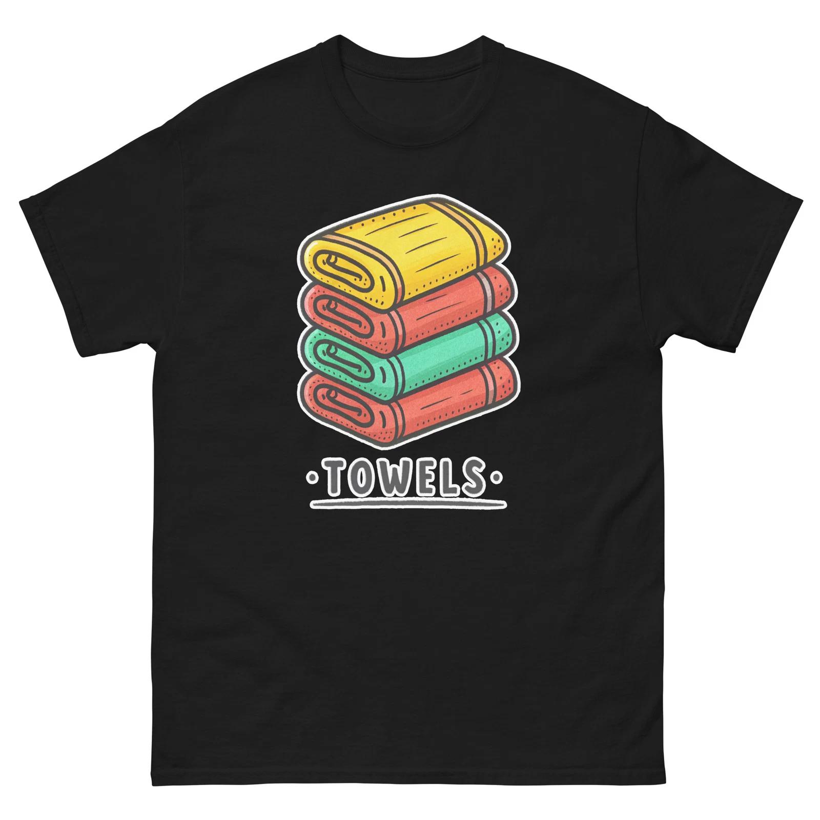 Towels Hotel Item Travel Motel T-Shirt M