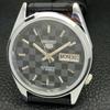 REFURBISHED SEIKO 5 AUTOMATIC MENS WATCH JAPAN MADE BLACK DIAL CUSTOM A440123-2 QV90-a440123