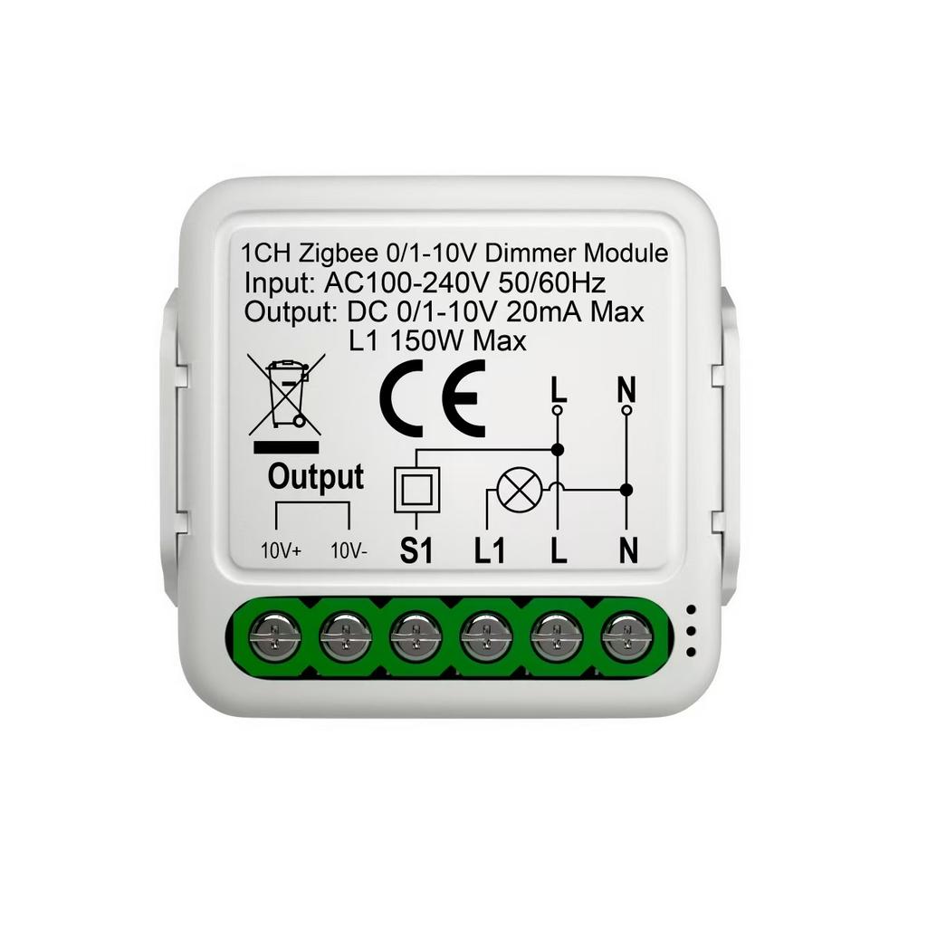 Tuya Zigbee LED Dimmer Controller 0-10V Wall Switches