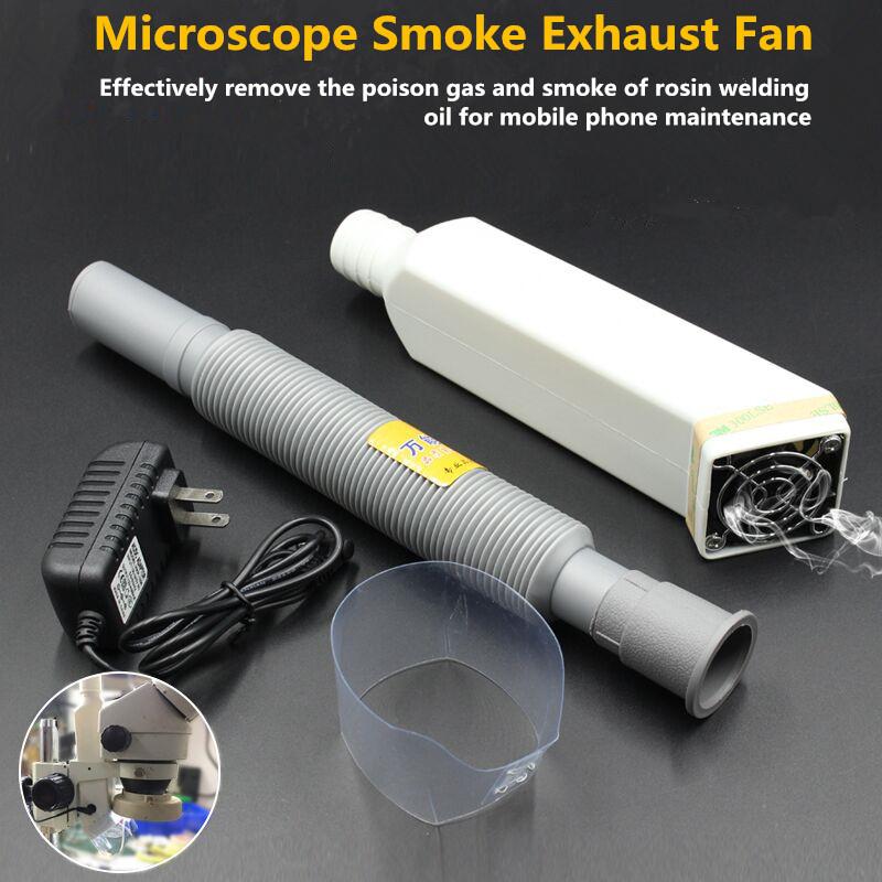 

HAIZHIWAN HZW Microscope Exhaust Fan Mobile Phone Motherboard Repair Rosin Welding Oil Gas Fumes Absorber