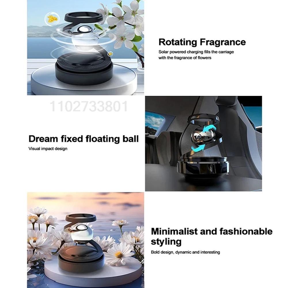 Solar Car Air Freshener Interstellar Levitation Rotating Auto Flavoring Car Perfume Deodorant Diffuser Interiors Accessories