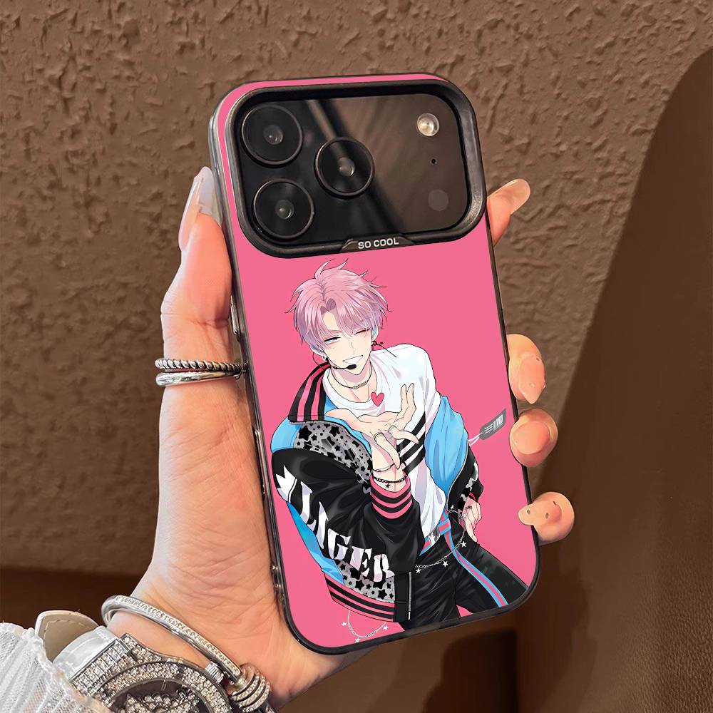 T-Tamon C-Comics Kun Ima Docchi For iPhone 17,16,15,14,13,12,11,Pro,Max,Plus,E,SE4,Air,Mini Black Phone Case IMD Box