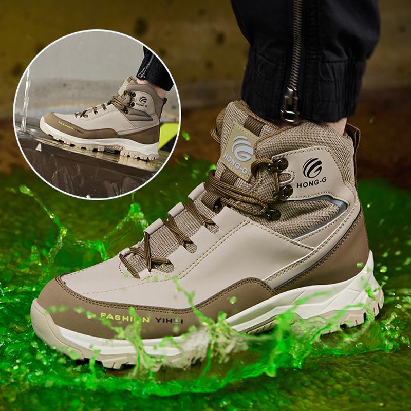 Autumn Winter Work Safety Boots Men Steel Toe Shoes Anti-smash Anti Puncture Indestructible Shoes Protection Boots Security Shoe
