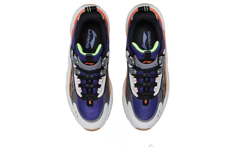 Li Ning Nebula Cushioning Slip Resistant Abrasion Resistant Cushioning Slip Resistant Abrasion Resistant Low top AGCR005-1