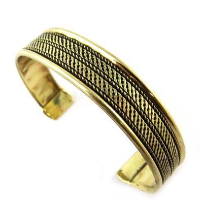 [N8080] - Golden 'Cleopatra' Designer Bracelet