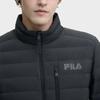 New FILA Down Jackets Men's Jet Black F11M448916F-BK