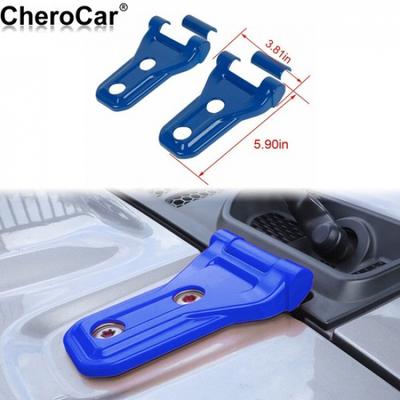 Blue Engine Hood Hinge Cover Trim Accessories For Jeep Wrangler JL JLU JT 18-21