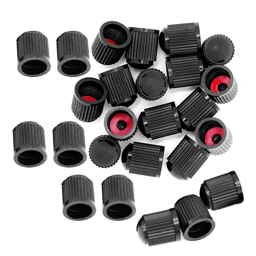 Tire Anti-rust Air Valves Caps Auto Wheel Gag Tyre Dust Stems Cover Waterproof Dust-Proof Airtight Seal Universal 25x