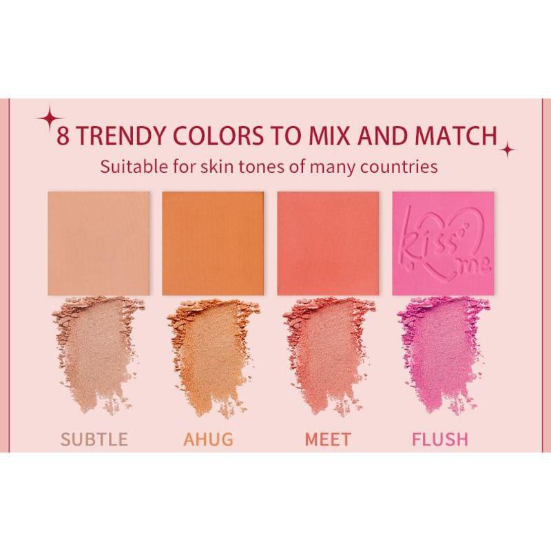 IMAGIC - 8 Colours Contour & Blush Palette