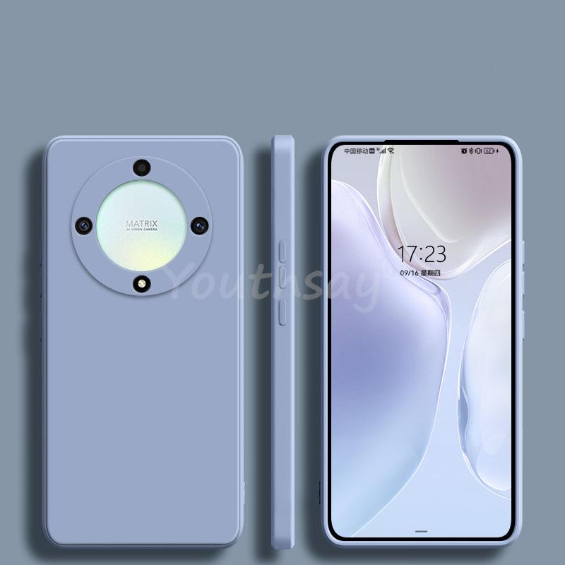 For Honor X9A Case Silicone Liquid Original For Honor X9A X8A X7A X9 X8 Cover TPU Protector Case Honor X9A Cover