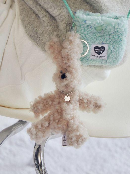 Mellotory Schnalle Hasen Schlüsselanhänger (braun)