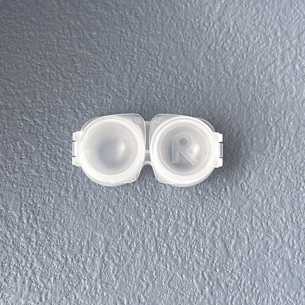 Portable Mini Contact Lens Case Press Type Travel Eye Care Kit Storage Box Macaron Color Compact Lens Container Organizer