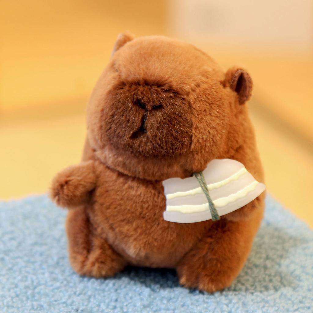 Capybara Keychain Bagpack Pendant Hanging Ornament Capibala Ornament Car Accessories Gift for Kids Guests Baby Shower Gifts