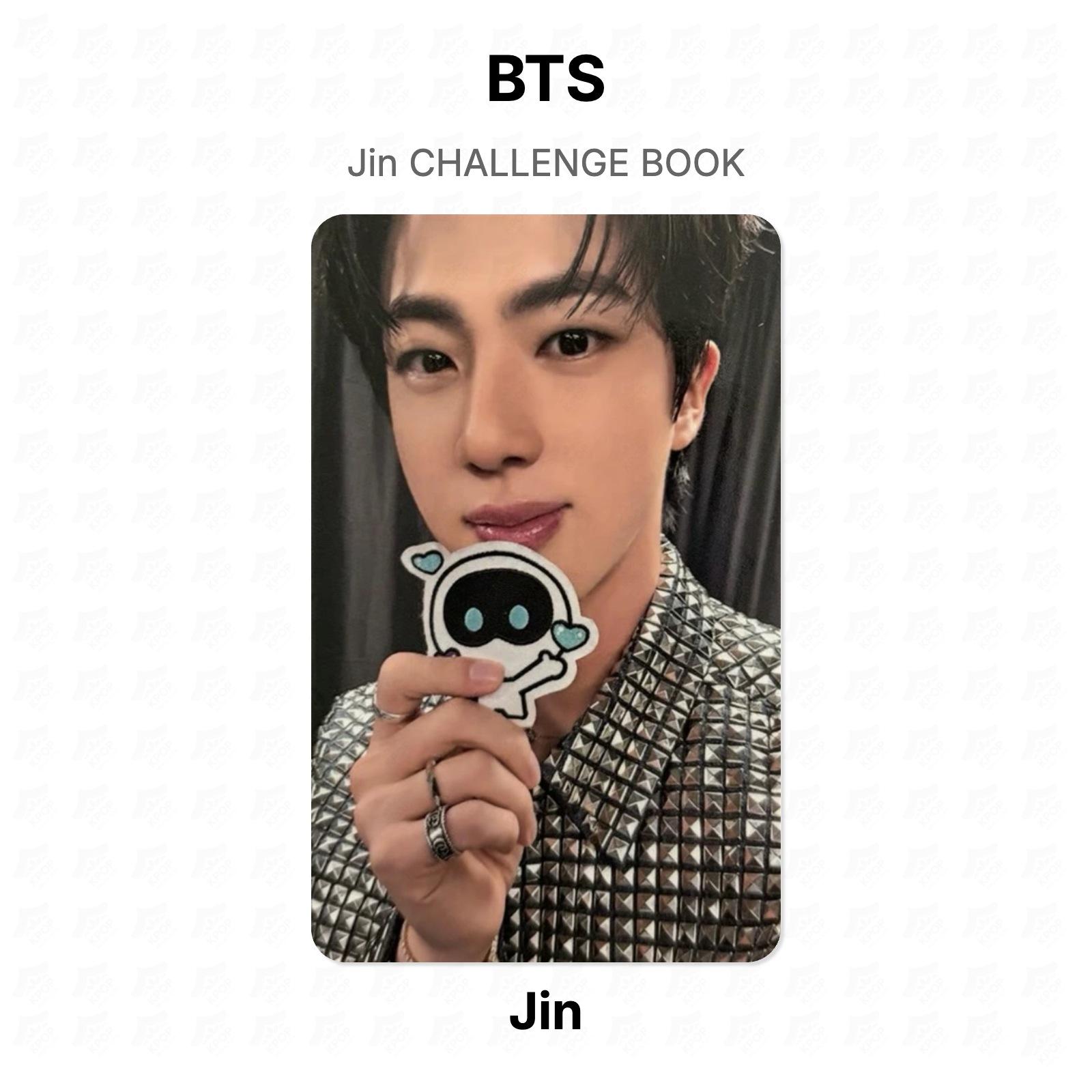 BTS Jin Jin CHALLENGE BOOK Official Photocard Jin