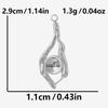 6pcs Sun Heart Cloud Geometric Blank Cabochon Base Pendant Stainless Steel Charms For Jewelry Making Bulk Fit DIY Oil Drop Stone