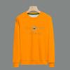 Stylish Rhinestone Men's Long Sleeve Round Neck Shirt - Comfortable, Versatile, Velvet-Thickened for Autumn and Winter.
