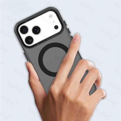 Прозорий чохол для iPhone 17 Pro Чохол iPhone 17 Pro Max 17Air Магнітна адсорбція Бездротова зарядка Кришка для iPhone 17 Pro Чохол