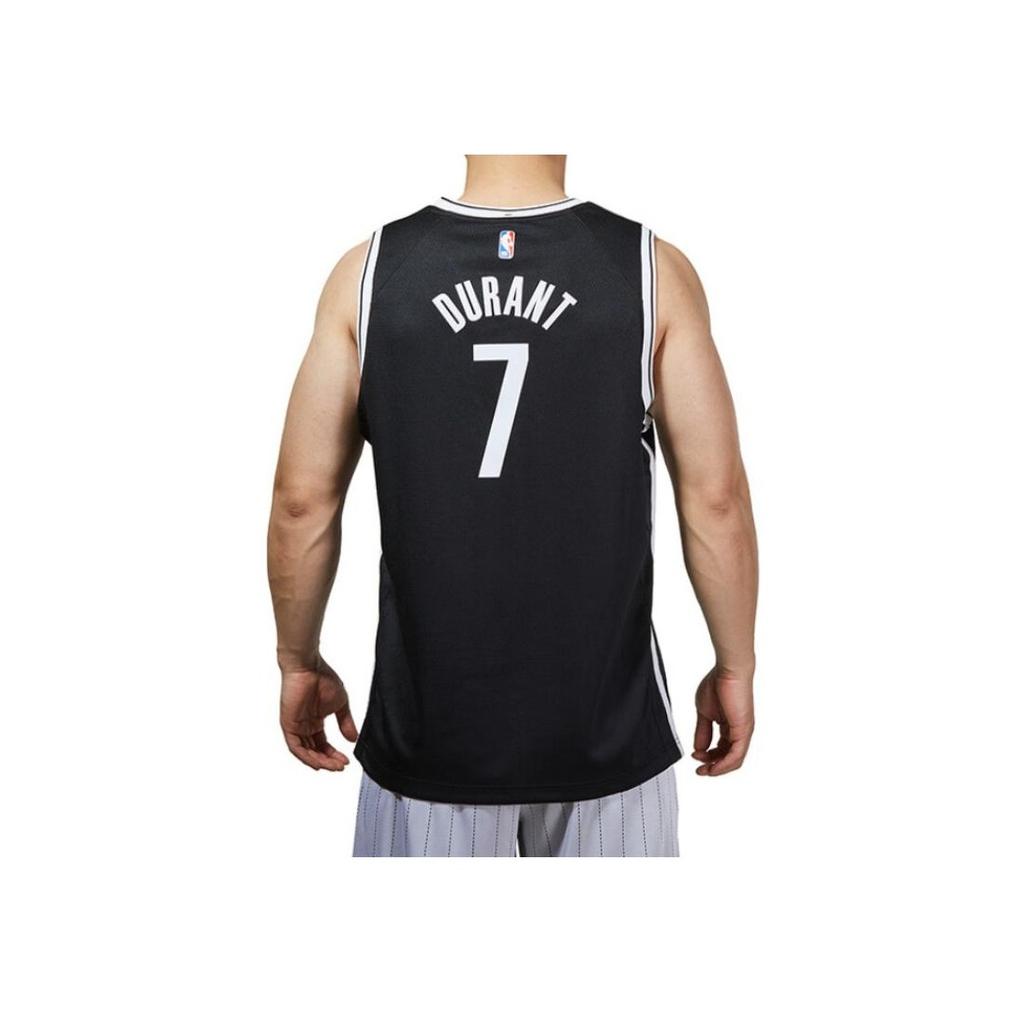 Nike Casual Sports Suit Brooklyn Nets Durant 7 Printed V-Neck Competition Training Outdoor Trendy Vest Kids tops Black 3Z2B7BZ2P-NYNKD