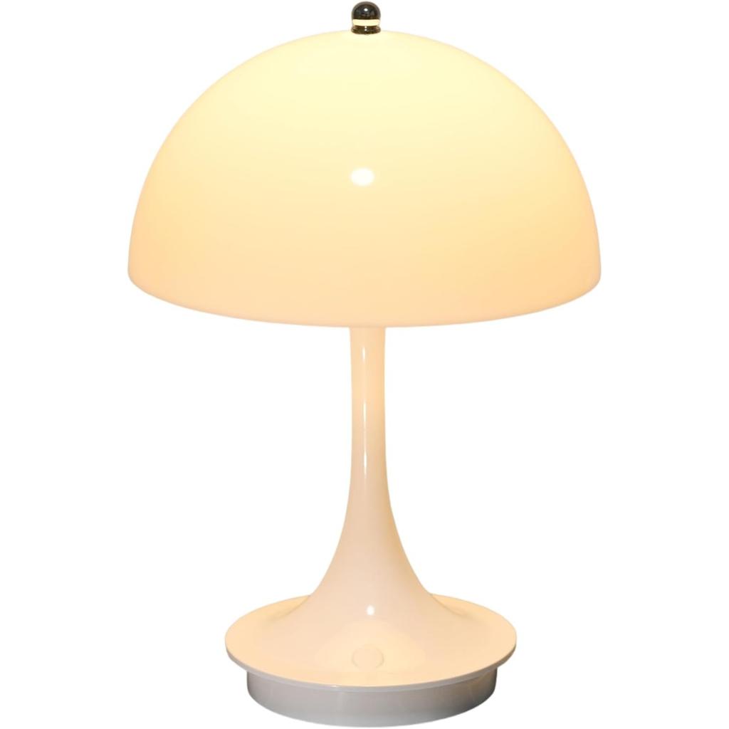 Nordic Rechargeable LED Mushroom Table Lamp Desk Light for Living Room Bedroom Study Lighting Fixtures