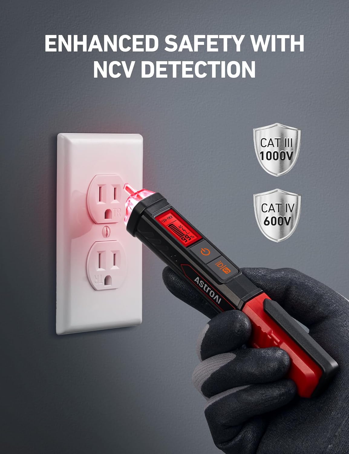 

Voltage Tester with Screwdriver Non-Contact Dual Range AC 12V/70V-1000V and Multimeter United States
