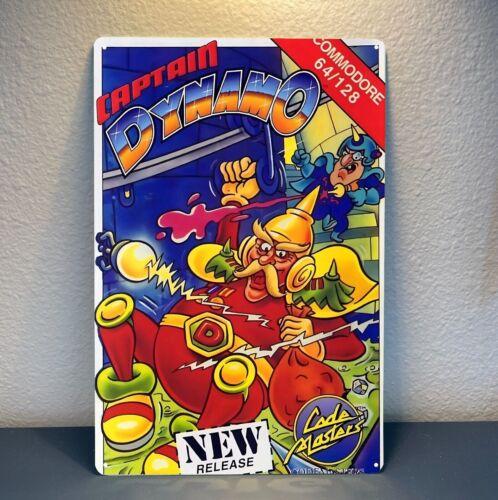 f1Captain Dynamo Commodore Amiga Ретро Видеоигра Металлическая Пластина Жестяной Знак 2030см 20x30cm（7.8x11.8inch）