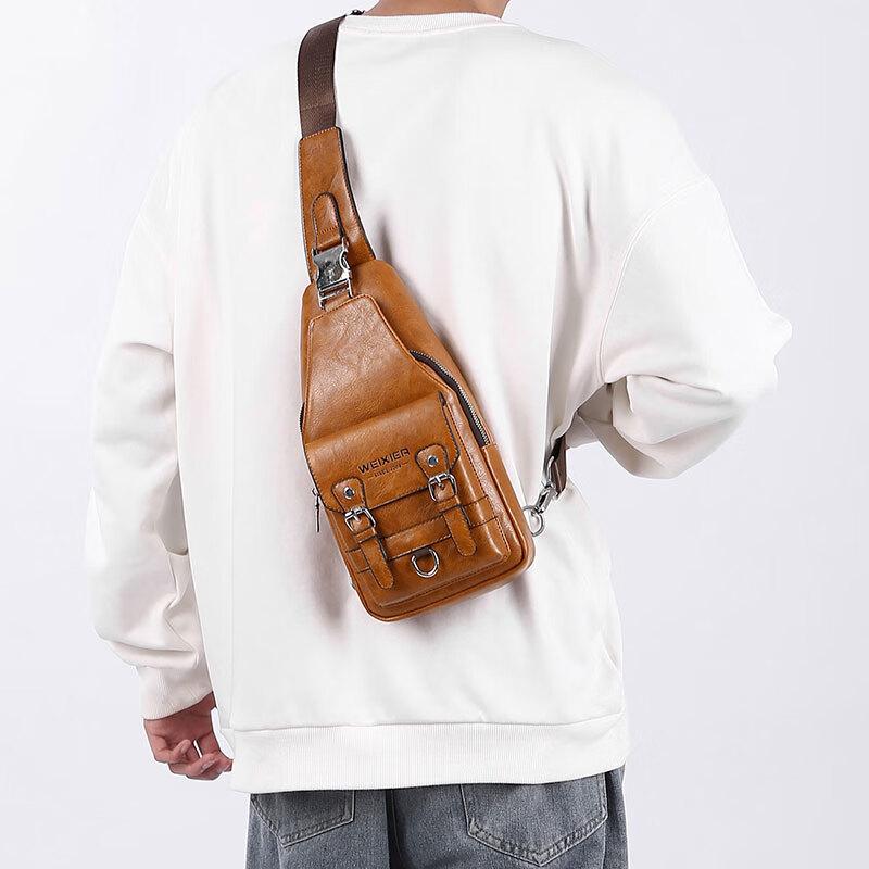 Стильная водонепроницаемая сумка через плечо Vichil для мужчин