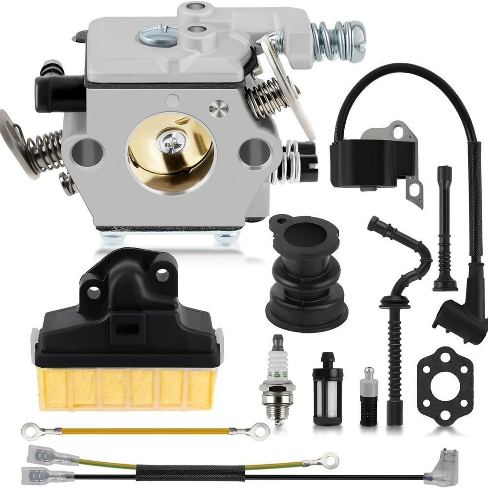 Carburetor Kit for MS210 MS230 MS250 Chainsaws with Air Filter Ignition Coil and Fuel Hose for Reliable Operation
