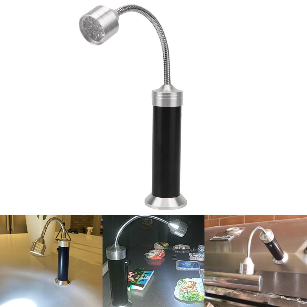 BBQ Grill Light Soft Tube Lighting Lamp Adjustable Super-Bright 9 LED Flashlight Magnetic Base Outdoor Lighting