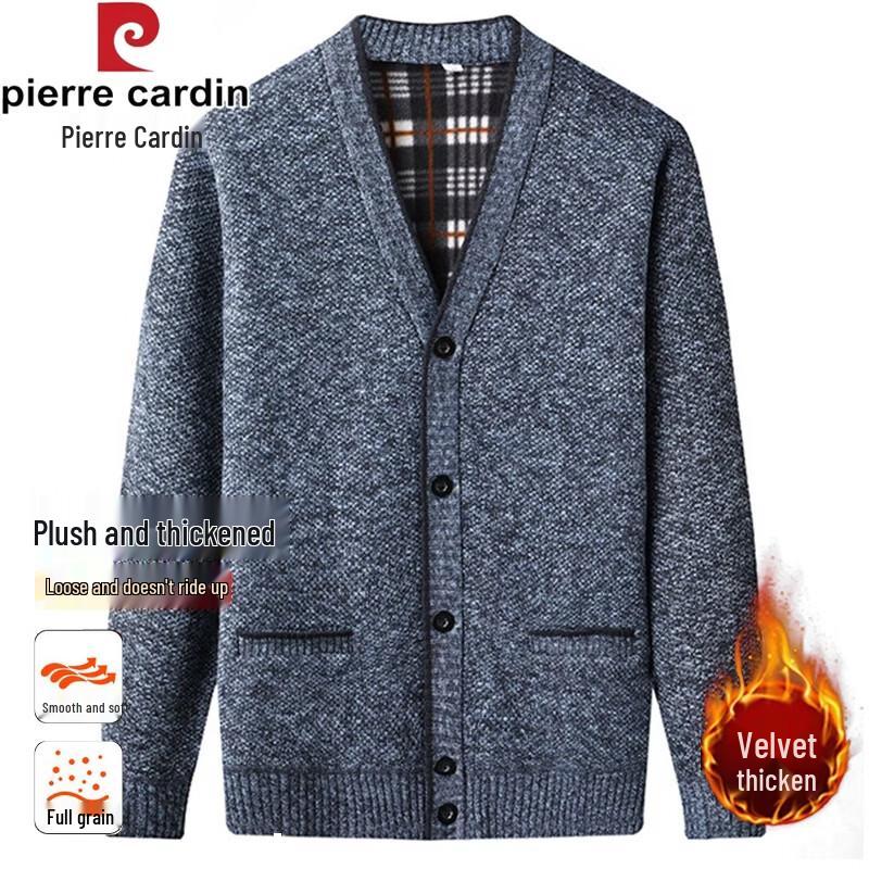 Pierre Cardin Men's V-Neck Knitted Cardigan