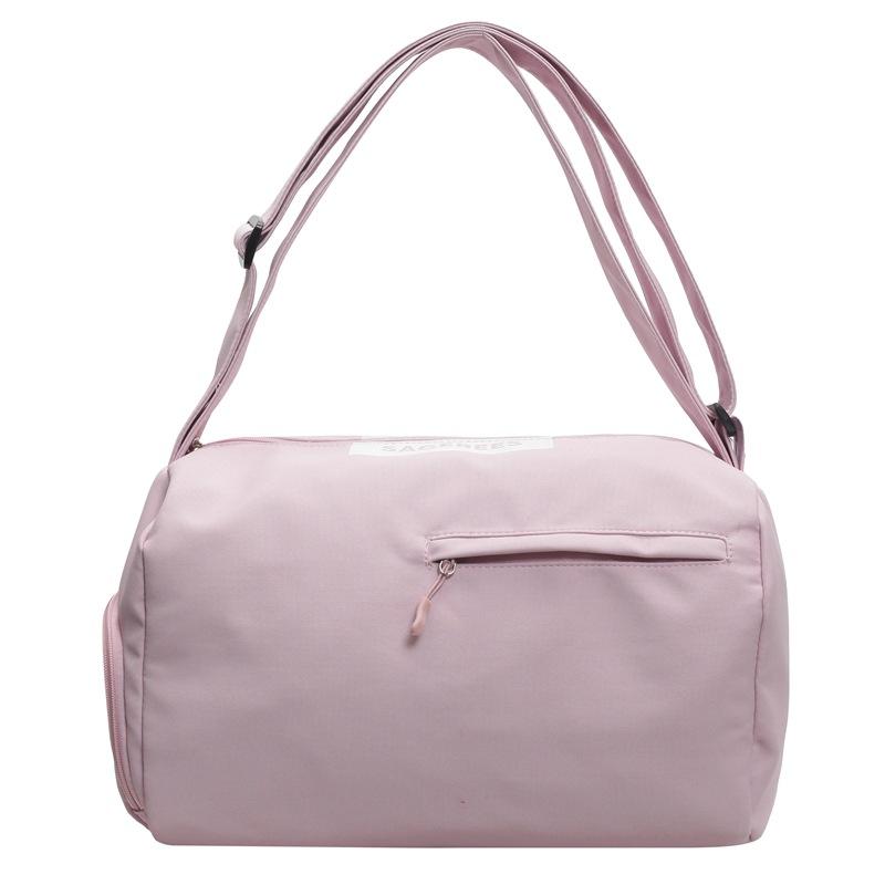 Travel bag large capacity high sense high value light fashion niche shoulder bag trendy fitness bag