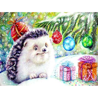 Full 5D Diy Diamond Painting Cartoon Hedgehog Mosaic Embroidery Cross Stitch Home Decor Handmade