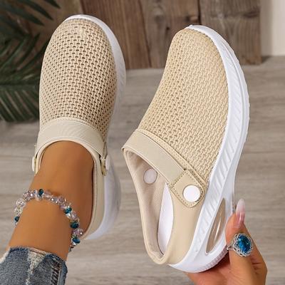 Neue Sommer-Freizeitslipper für Damen, Feizhi Luftgepolsterte Damenschuhe, Halbslipper