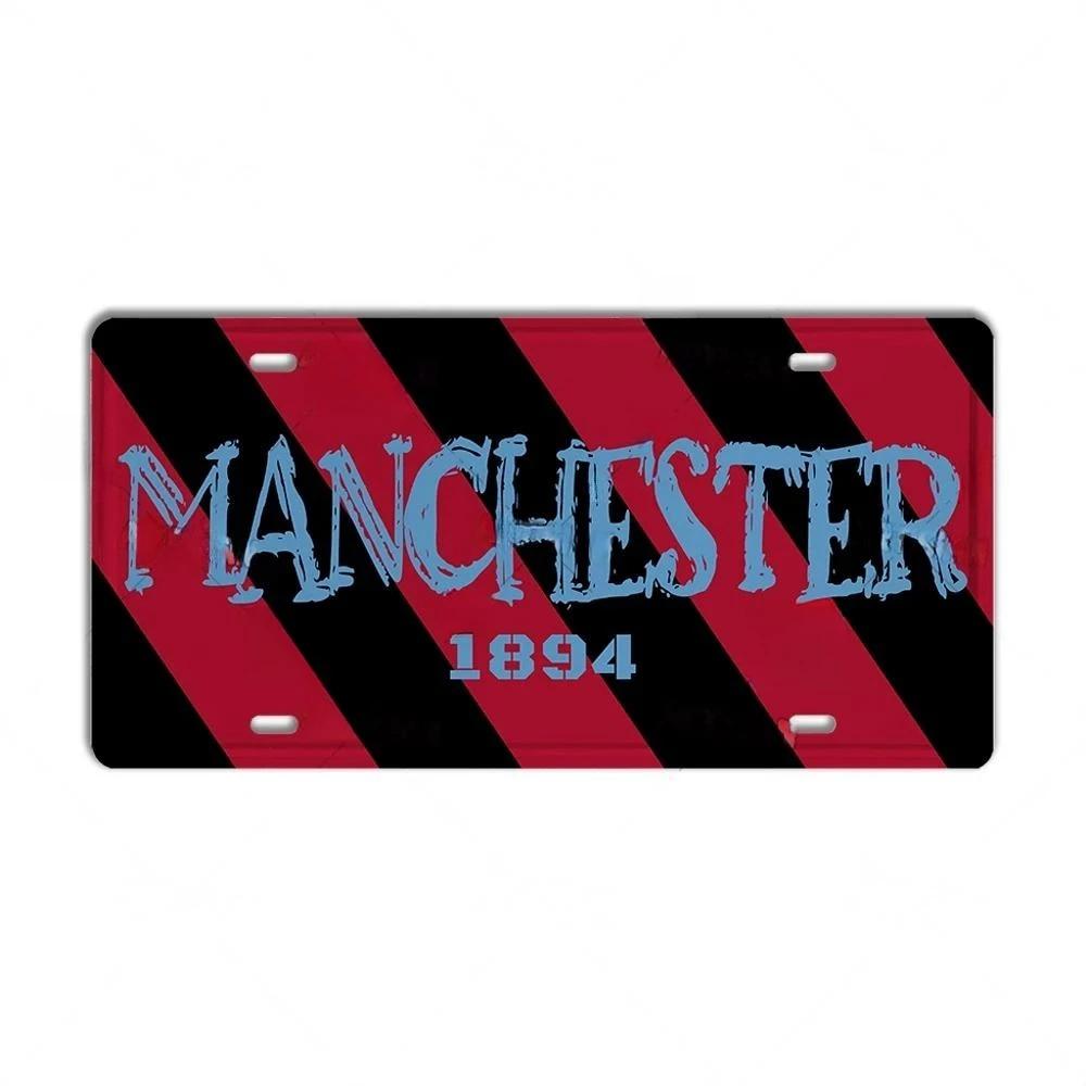 DORA Tin Sign Vintage Ctiy Aluminum Plate Barcelona MILAN Madrid Country Metal Plaque LIverpool Manchester Tottenham Decortaive Car Sign Wall