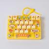 Kawaii Cat Pudding Decompression 26-Key Keyboard Cartoon Fidget Clicker Backpack Pendant for Girls Bag Accessories