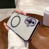 Case for HUAWEI Nova 12s,Nova 11 Pro,Nova 11 Clear Magnetic Casing Electroplated Lens Frame Phone Cover