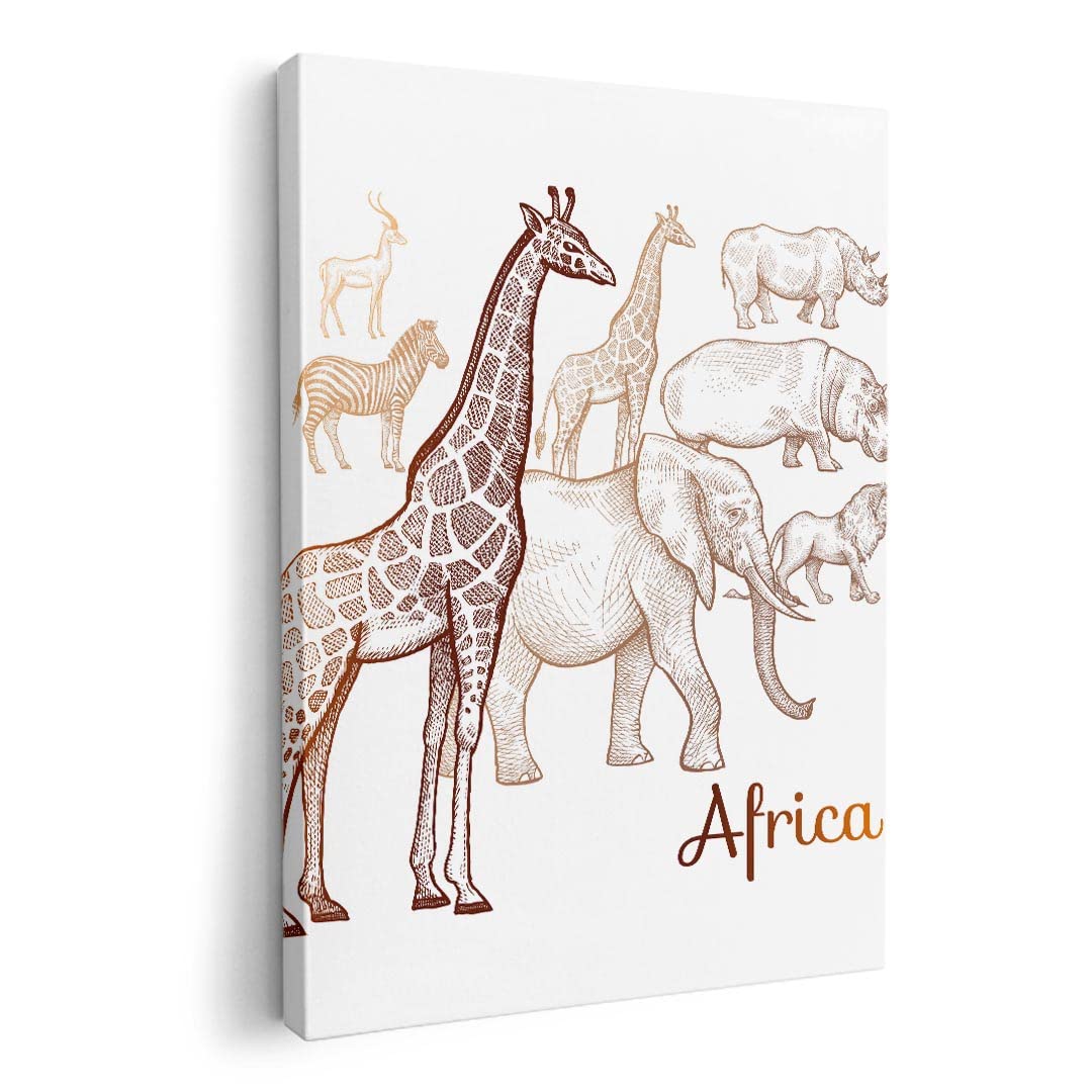 

Art 420mm x Wall Wooden Stylish Interior Elephant Panel, Painting, Decoration, igsticker, 297mm, A3, Photo, Hanging, Frame, Decor, 016188, Animals,