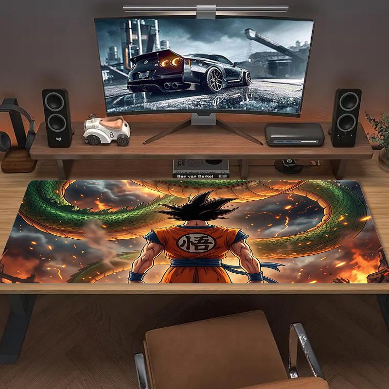 Dragon Ball Print Cushion Non-slip Laptop Tablet Big Mousepad XXL Mat Mini PC Playmat With Lock edge